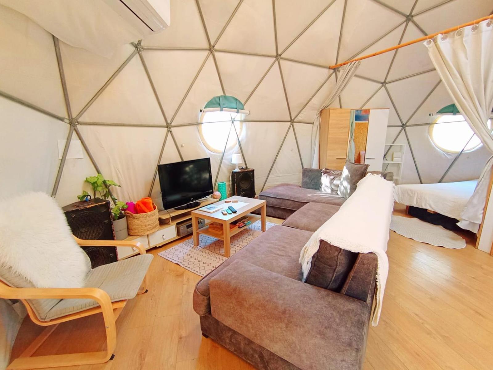 Olive Dome - כיפה גיאודזית ענקית ומודרנית בין עצי הזית Hotel Yavne'el Ngoại thất bức ảnh